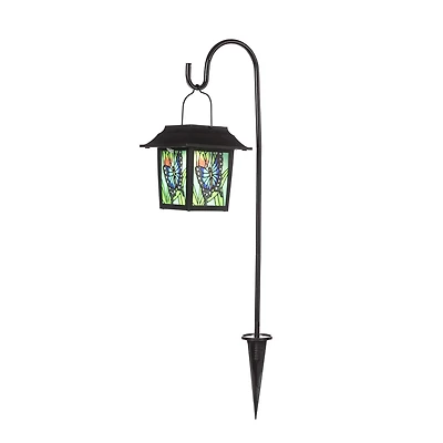 Glitzhome® 30" Solar Powered LED Pathway Light Garden Stake