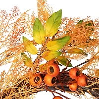 24" Berry & Leaves Fall Harvest Wreath