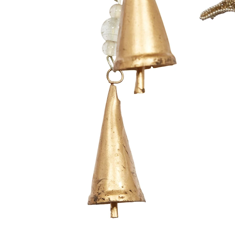 39" Gold Bird Metal Eclectic Windchime