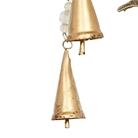 39" Gold Bird Metal Eclectic Windchime