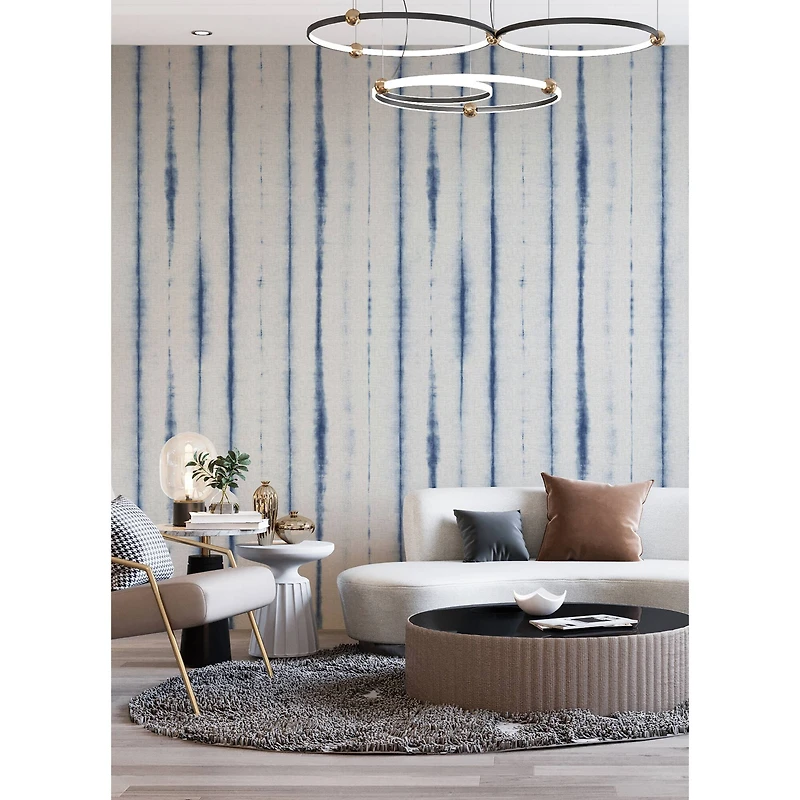 Katie Hunt Denim Blue Hello Shibori Wall Mural
