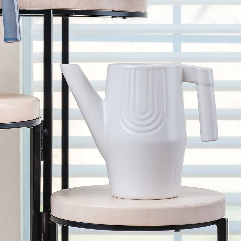 Flora Bunda 8.75" Rainbow Ceramic Watering Can