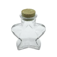 5oz. Clear Glass Star Bottle with Cork by Ashland®