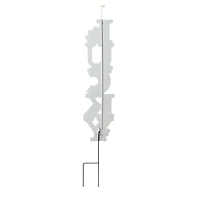 Glitzhome® 42" St. Patrick's Metal LUCKY Yard Stake