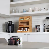 Mind Reader 8-Section Bamboo Organizer