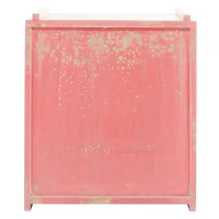 16" Red Wood Farmhouse Wine Rack