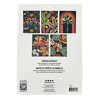 Brea Reese™ 9" x 12" Boho Palms Scratch Art Paper Pad