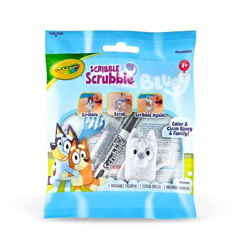 Assorted Crayola® Bluey Scribble Scrubbie®, 1pc.