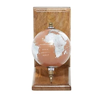 7.5" Copper Wood Traditional Bookends