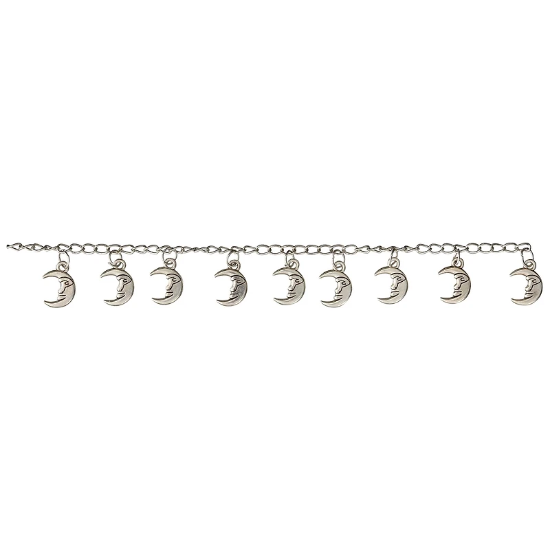 12 Packs: 9 ct. (108 total)  Silver Metal Moon Charms, 16mm by Bead Landing™