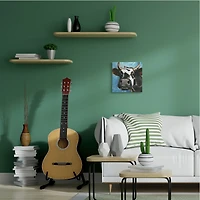 Stupell Industries Farm Cattle Close Up Countryside Animal Portrait Canvas Wall Art