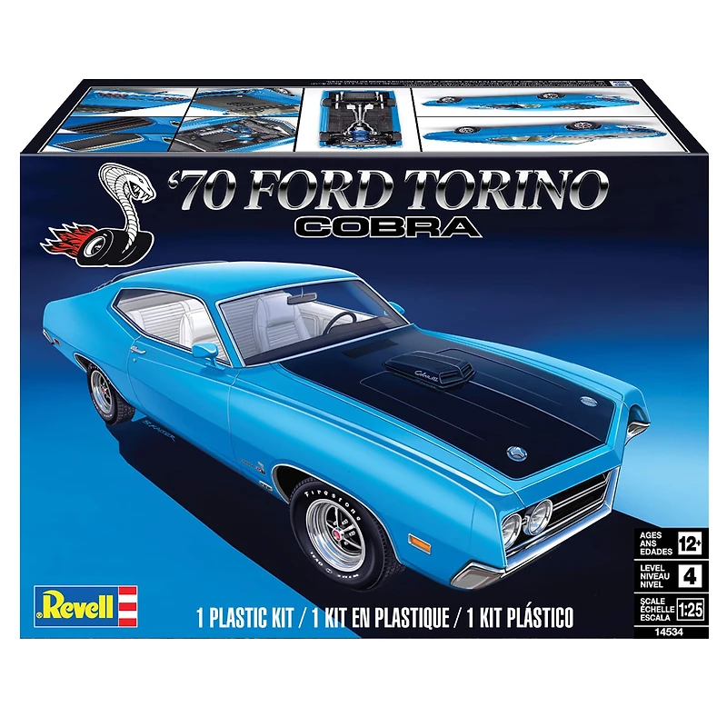 '70 Ford Torino Cobra Model Car Kit