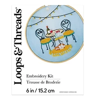 6" Italian Kitchen Embroidery Kit by Loops & Threads®