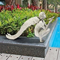 Design Toscano® 22" Glory of the Garden Angel Statue by Artist Evelyn Myers Hartley