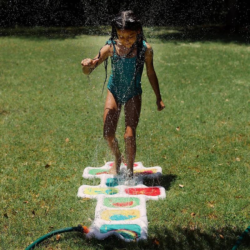 Salus Rae Dunn Hopscotch Game Water Sprinkler