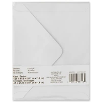 Gold Thank You Cards & Envelopes by Recollections™, 4.25" x 5.5"