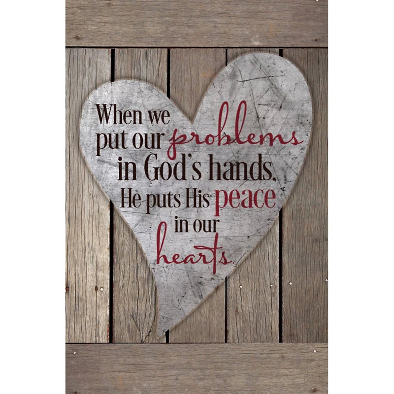 New Horizons When We Put Our Problems In Wood Plaque