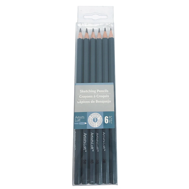 12 Packs: 6 ct. (72 total) Sketching Pencils by Artist's Loft™