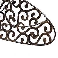 Brown Dragonfly Metal Rustic Wall Decor