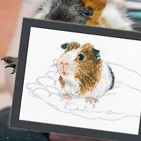 RTO Warmth in Palms Guinea Pig Cross Stitch Kit