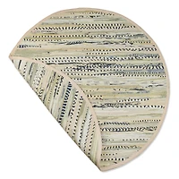 DII® Taupe Round Rag Rug, 3ft.