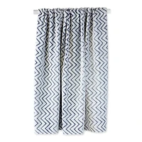 DII® French Blue Chevron Plush Throw