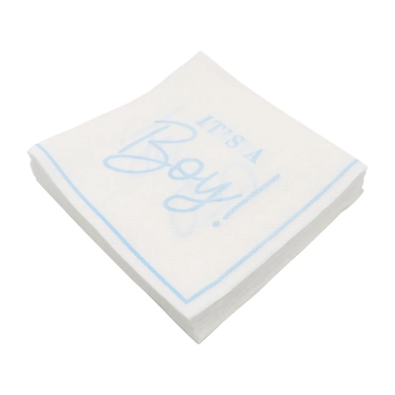 24 Packs: 20 ct. (480 total) It's a Boy Beverage Napkins by Celebrate It™