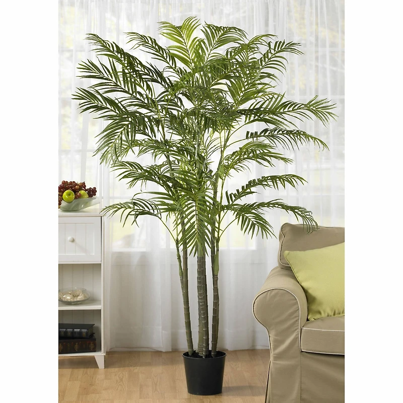 6ft. Potted Areca Palm Silk Tree