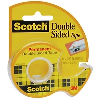 Scotch® 0.5" x 6.9yd. Double Sided Tape In Dispenser Rolls, 6ct.