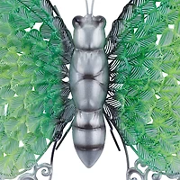 Green Metal Eclectic Wall Decor, 21" x 21" x 2"