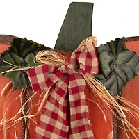 10" Green & Orange Fall Harvest Pumpkin