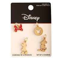 Disney® Gold Mickey & Minnie Mouse Charm Set