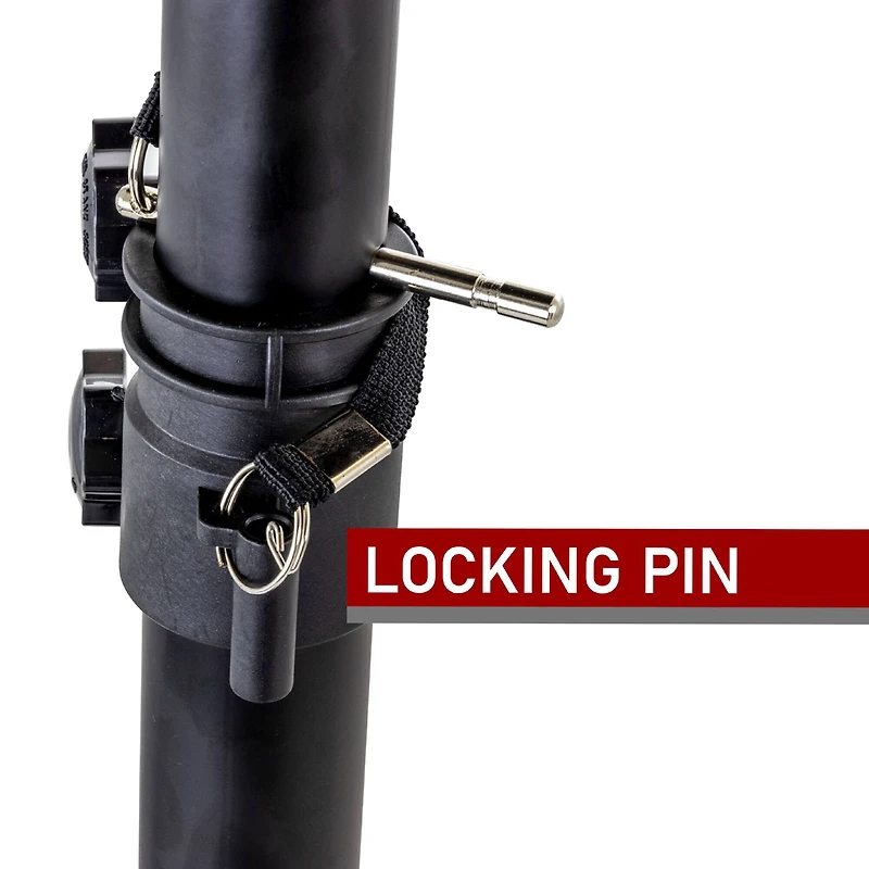 beFree Sound 12" Bluetooth Rechargeable Portable PA Party Speaker With Reactive LED Lights & Stand