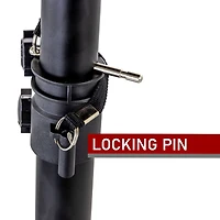 beFree Sound 12" Bluetooth Rechargeable Portable PA Party Speaker With Reactive LED Lights & Stand