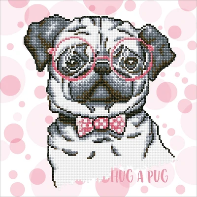 Diamond Dotz® Hug a Pug Diamond Painting Kit