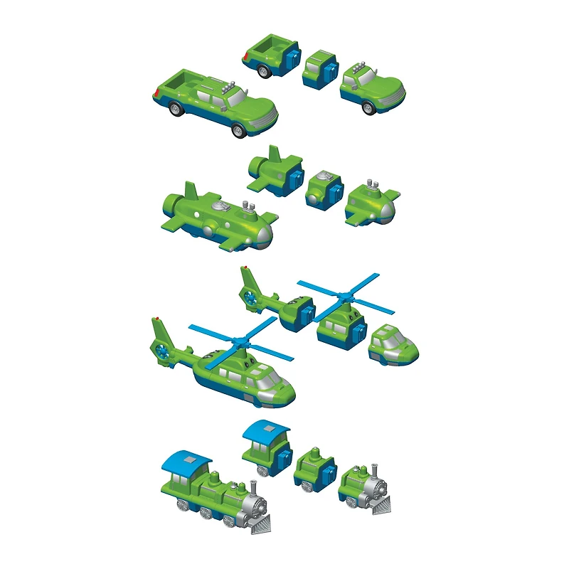 Magnetic Mix or Match Vehicles Set No.2