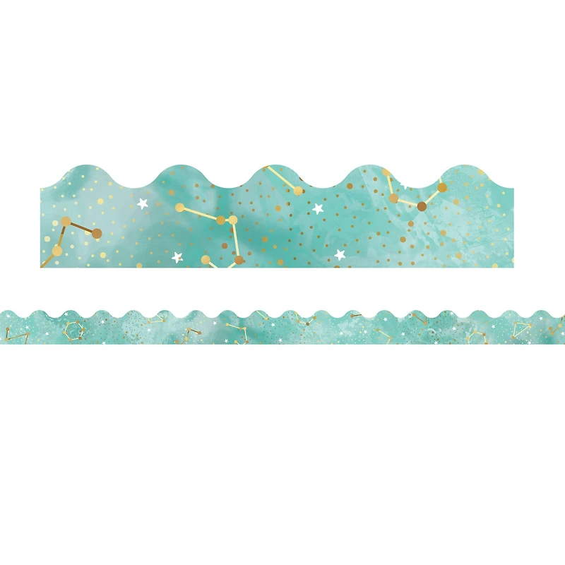 Carson Dellosa Education® Galaxy Constellations Scalloped Border Set, 39ft.