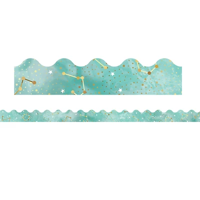 Carson Dellosa Education® Galaxy Constellations Scalloped Border Set, 39ft.