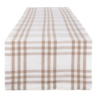 DII® 72" Stone Farm To Table Check Table Runner