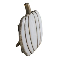 14" Blue & Brown Halloween Pumpkin Tabletop Decoration