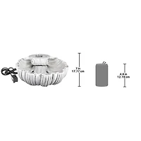 The Peeing Boy of Brussels Sculptural Shell Basin with Pump