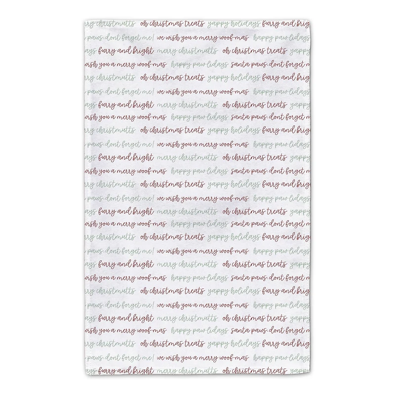 Santa Dog Tea Towels - Set of 3