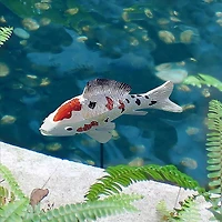 Design Toscano 9" Medium Japanese Floating Koi Sculpture