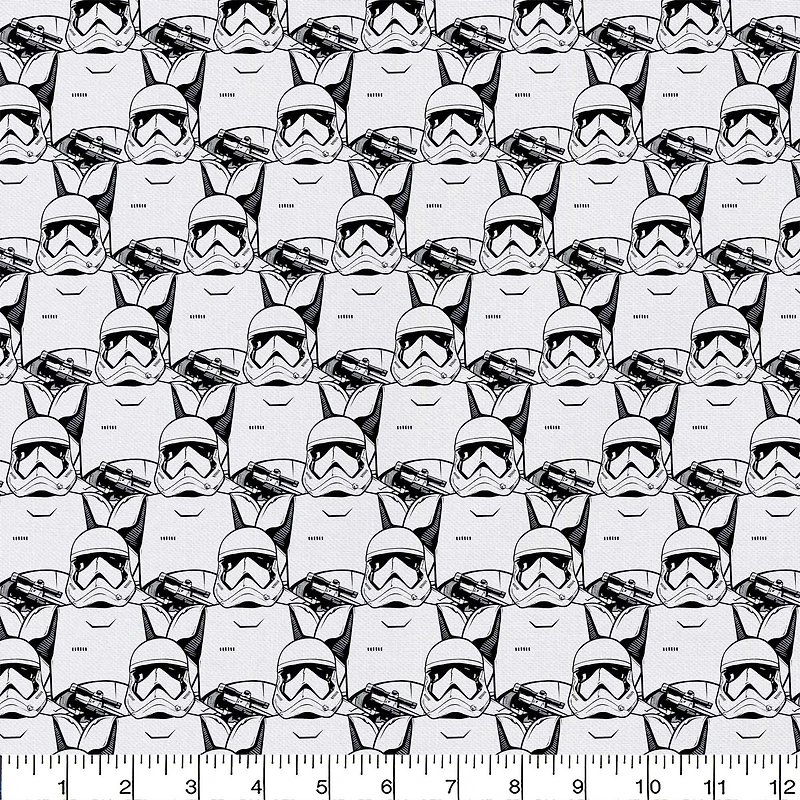 Camelot Fabrics Star Wars Stormtrooper Cotton Fat Quarter, 6ct.