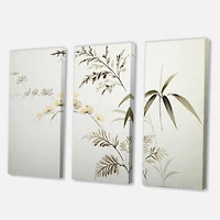 Designart - Retro Drawing of Flowers III