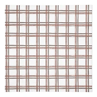 Holiday Plaid on White Cotton Twill Napkin