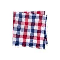 DII® Red & Blue Check Cloth Dinner Napkins, 6ct.
