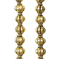 12 Pack: Gold Metal Lantern Beads, 8mm by Bead Landing™