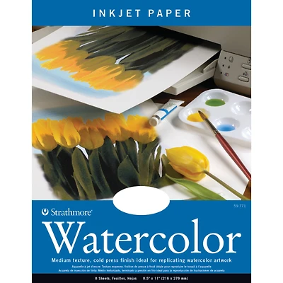Strathmore® Artist Inkjet Watercolor Paper, 8.5" x 11"