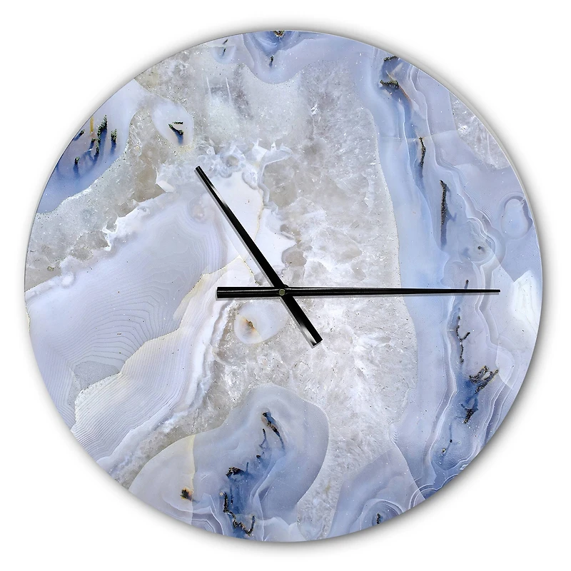 Designart Agate Stone Wall Clock